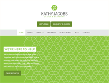 Tablet Screenshot of kathyjacobs.com